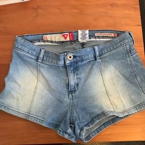 Guess Jeans shorts with stretch …. These are short shorts
